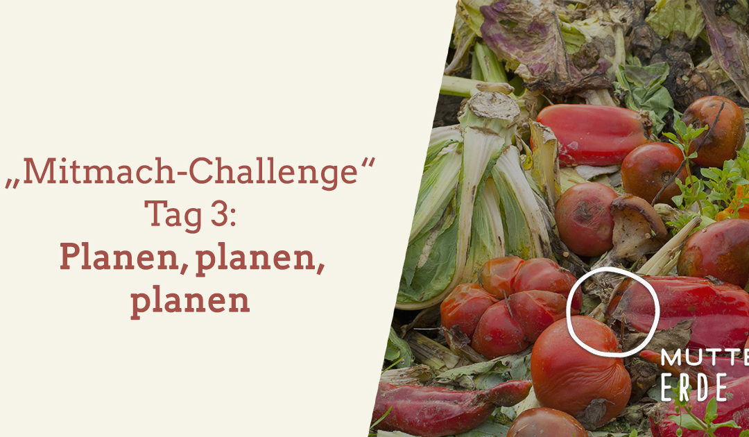 Tag 3 MUTTER ERDE- Mitmach-Challenge: Planen, planen, planen