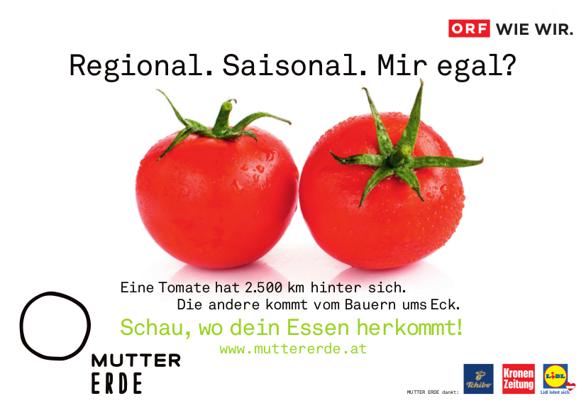 Schau, wo dein Essen herkommt! – MUTTER ERDE fragt nach.